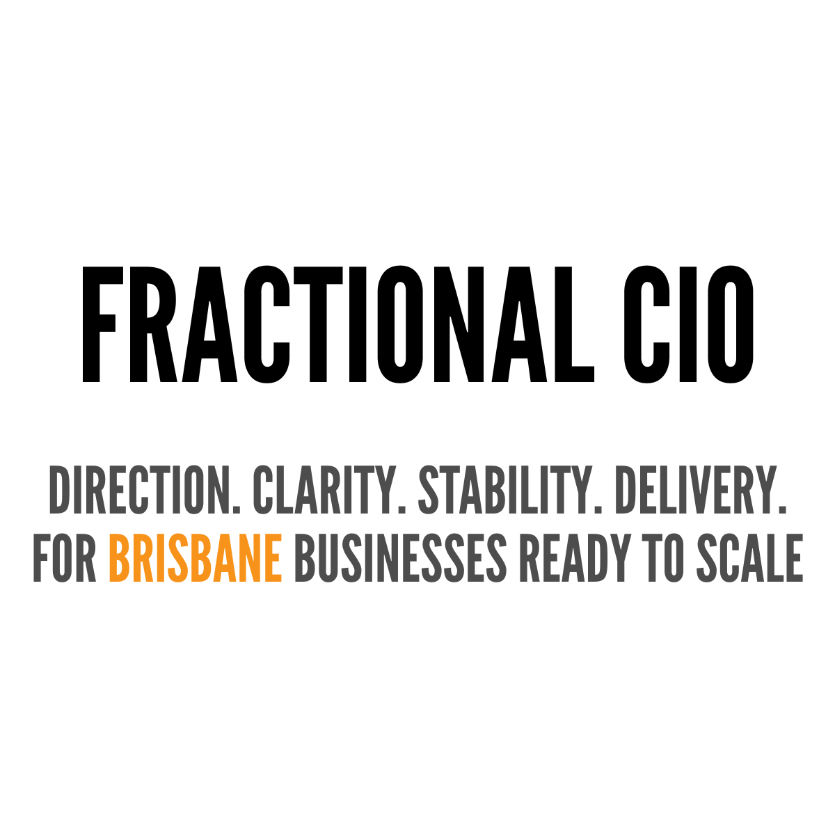 Fractional CIO for Brisbane Businesses Ready to Scale Fractional CIO for Brisbane Businesses Ready to Scale